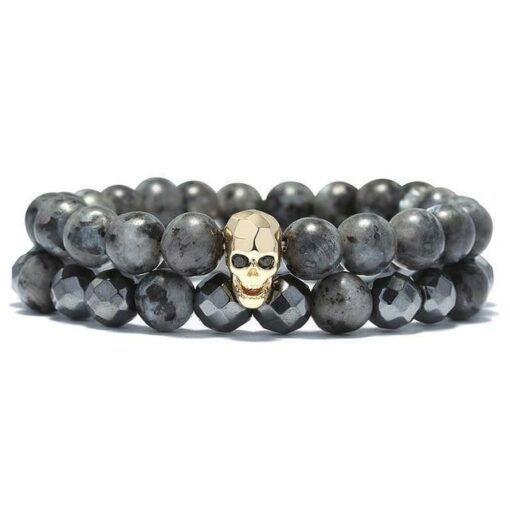 Inner Peace Skull Bracelet (Beads)