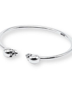 luxury skull bracelet (silver)